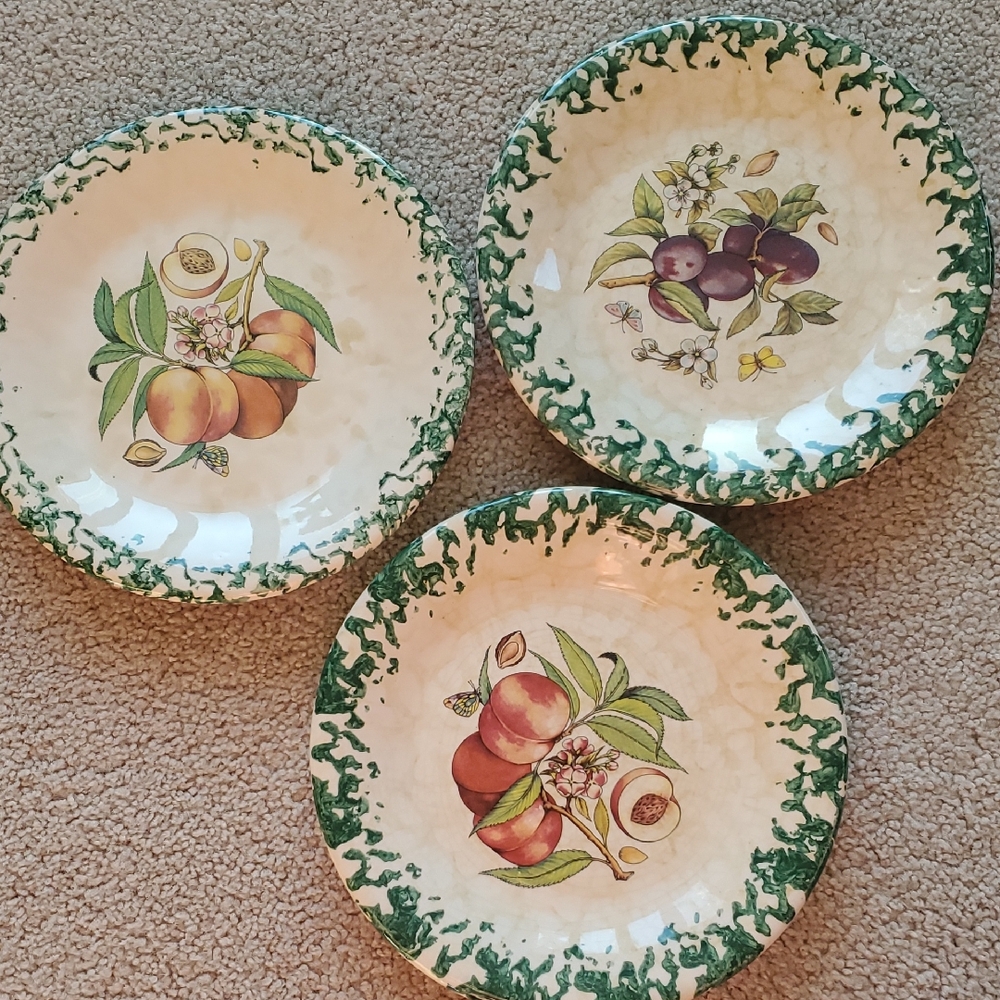 3 Himark fruit plates